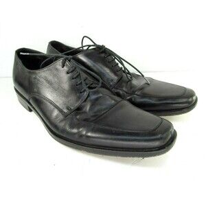 Hugo Boss  Apron Toe Black Dress Shoes Derbys Mens Size 10